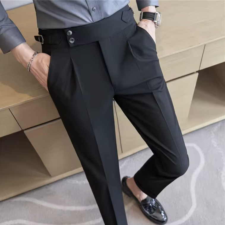 Spodnie Sartorialne Turin (High Waist & Gurkha Cut)