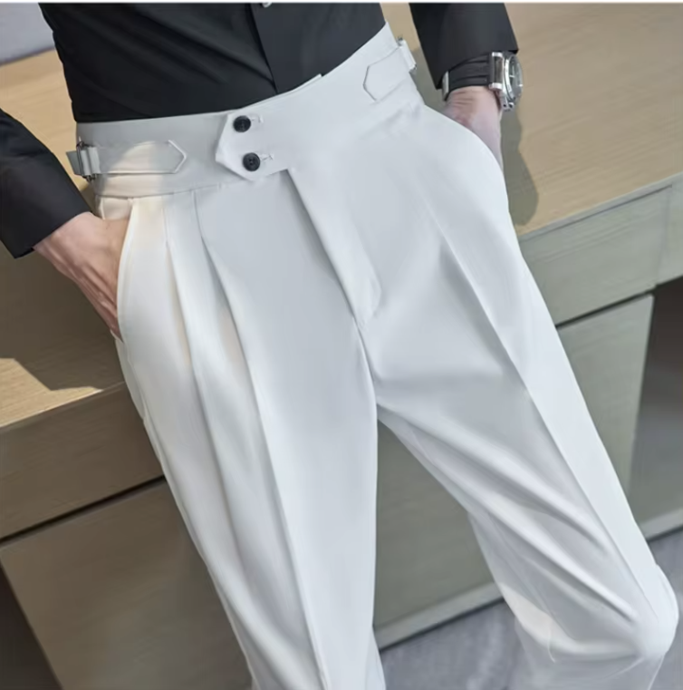 Spodnie Sartorialne Turin (High Waist & Gurkha Cut)