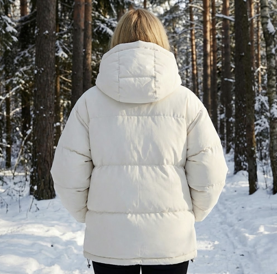 Kurtka Puchowa – ocieplana, oversize