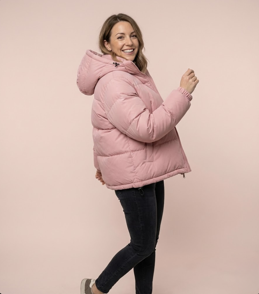 Kurtka Puchowa – ocieplana, oversize