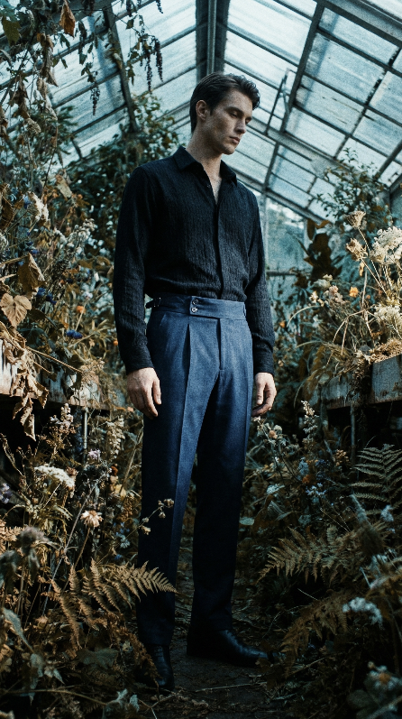 Spodnie Sartorialne Turin (High Waist & Gurkha Cut)