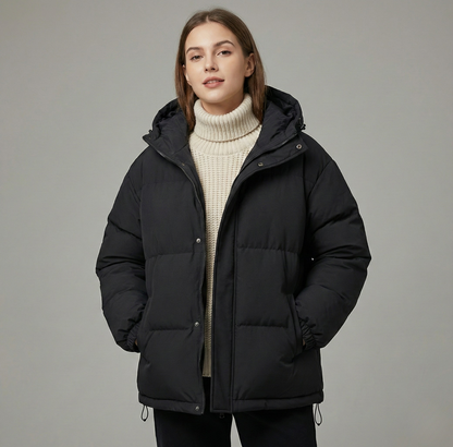 Kurtka Puchowa – ocieplana, oversize